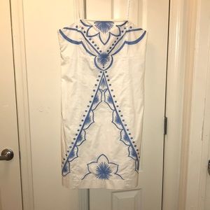 Lilly Pulitzer White Strapless Dress